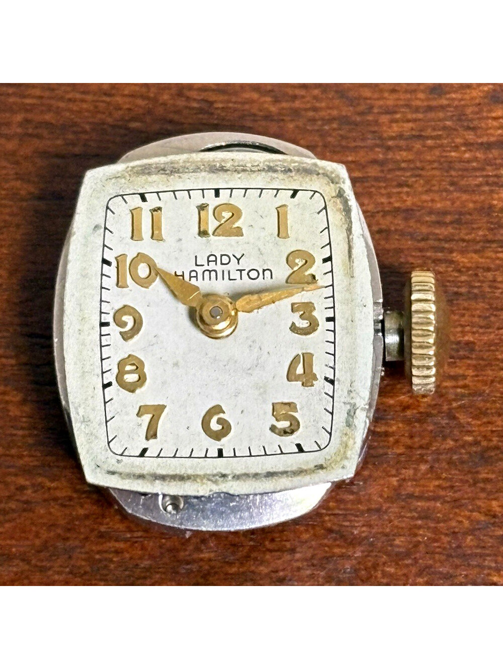 Hamilton 757 17/23 Jewels Manual Mechanical Watch Movement w/ Dial